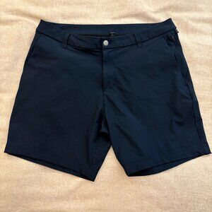 Lululemon Commission Short Classic 7" - Men's 34, Classic Navy Color